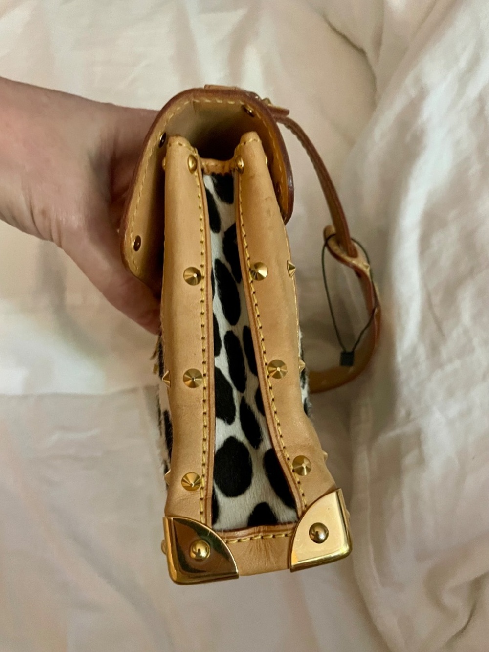 Louis Vuitton x Takashi Murakami Multicolor Monogram Dalmatian Pochette - Picture 6 of 14